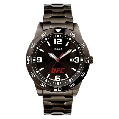 Image of Timex Men Analog Quartz Watch with Stainless Steel Strap TW2V56200JT