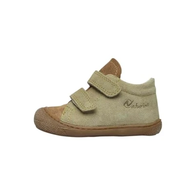 Image of Naturino Cocoon VL Leather First Steps Shoes Grey 18