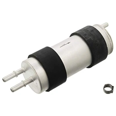 Image of 16126754017, 16137373224, 16137373224SK1 Fuel Filter FEBI BILSTEIN 100369 In Line with pressure regulator BMW: 7