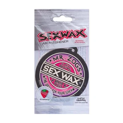 Image of Sex Wax Car Air Freshener 3 Pack Strawberry Scent