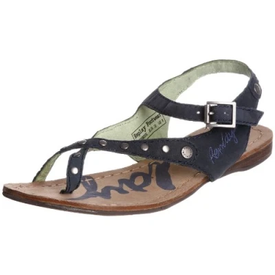Image of Replay Women&#039;s Ettie Navy Ankle Strap GWF05.003.C0010L.040 4 UK
