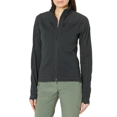 Image of Fjallraven 87142 550 Abisko Lite Fleece Jacket W/Abisko W Women&#039;s Black Size S