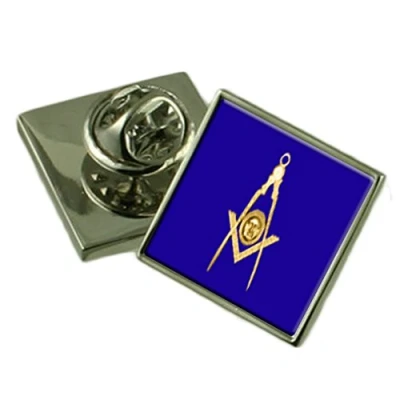 Image of Select Gifts Masonic Senior Deacon Badge Lapel Pin Engraved Personalised Box
