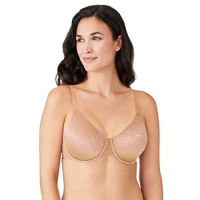 Image of Wacoal Plus Size Visual Effects Minimizer Full Figure Bra Women&#039;s Bra, Praline, 38DD