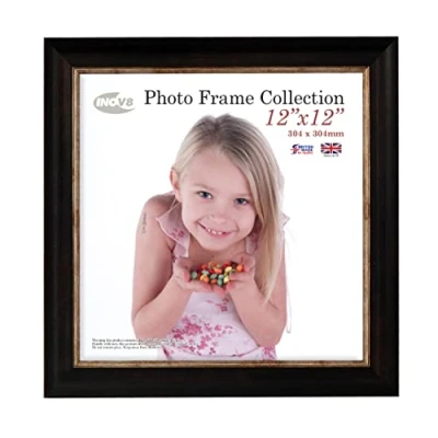 Image of Inov8 Framing Photo Frame, Wood, Brown, 12x12