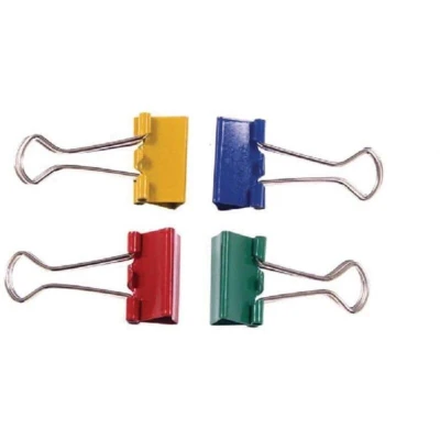 Image of Value Product Foldback Clip 19mm Assorted (Pack of 10) 22491