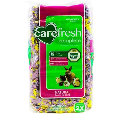 Image of Monster Pets Healthy Pet Carefresh Oder Stop Formula Natural Paper Bedding