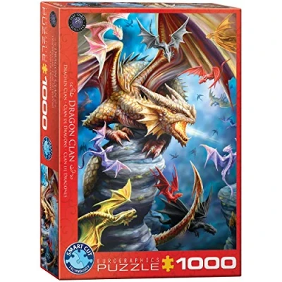 Image of Eurographics 6000 5475 Dragon Clan by Ann Stokes Puzzle, Various, 48 x 68 cm