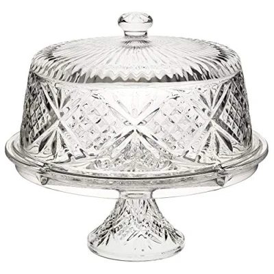 Image of Utopia R90004 Vintage Cake Dome &amp; Stand 12&quot; (30cm) Pack of 1