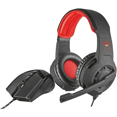 Image of Trust Gaming 21472 GXT 784 Headset and Mouse Black