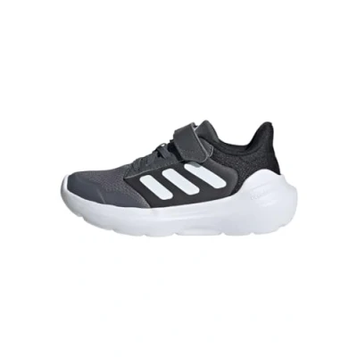 Image of adidas Performance Tensaur RUN 3.0 EL C Neutral running shoes grey four cloud white core black for kids, Size: 12.5K Textile/synthetics