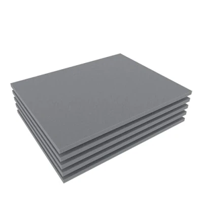 Image of 5 mm Thick Polyethylene Foam Sheet for Padding Protection of Model Making Packaging (30 x 20 cm (5 Pieces), Anthracite Grey