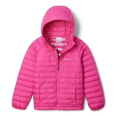 Image of Columbia Youth Girls&#039; Hooded Jacket, Powder Lite II