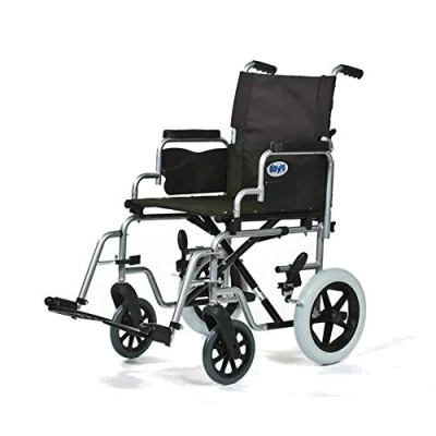 Image of Days Healthcare Whirl Transit Attendant Propelled Wheelchair, 45cm Seat Width, Narrow Frame, Padded Upholstery, Features Removable Armrests, Puncture Proof Tyres, Transport Wheelchair