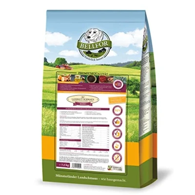 Image of Bellfor Landgut Schmaus Mini Hypoallergenic grain free dry dog food with insect protein and high digestibility without animal by products 7,5 kg