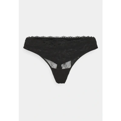 Image of Calvin Klein Underwear Thong Thong, Women&#039;s, Size: XS, Black