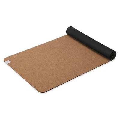 Image of Gaiam Yoga Mat Cork Great for Hot Yoga, Pilates (68 Inch x 24 5mm Thick)