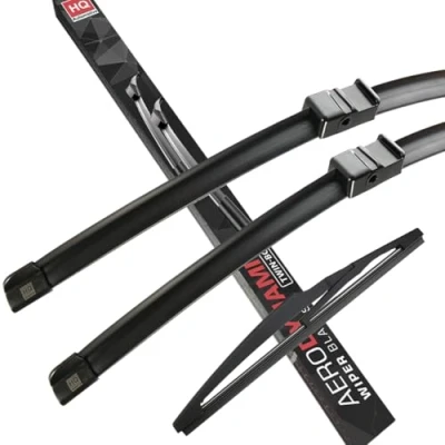 Image of HQ AUTOMOTIVE Windscreen Wiper Blades 3pcs kit Fits: FORD Focus MK2 Turnier 2008 2011 model: AD71 622HQ12E