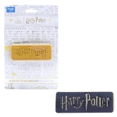 Image of PME HPW416 Harry Potter Cookie Cutter &amp; Embosser, Logo, Plastic