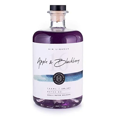 Image of Apple &amp; Blackberry Handmade Gin Liqueur 70cl Premium Craft 20% ABV