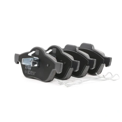 Image of 410601237R, 7701209100, 7701209670, 7711130086 Brake pad set TRW COTEC GDB1687 not prepared for wear indicator with accessories RENAULT: CLIO 3
