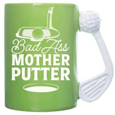 Image of Boxer Gifts Funny Golf for Men Novelty Mug Badass Mother Putter Golfing Secret Santa Gift Themed Presents &amp; Prizes
