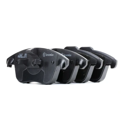 Image of 1647874180 Brake pad set BREMBO P 61 117 excl. wear warning contact with piston clip without accessories PEUGEOT: RCZ Coupe, DS: DS 5 Hatchback