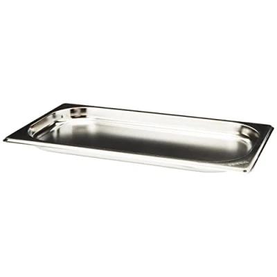 Image of Vogue GM310 Stainless Steel GN 1/3 Pan 20mm 325x176mm Food Container Restaurant, Silver
