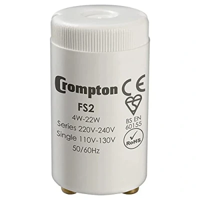 Image of Crompton Fluorescent Starter Switch 4 22W