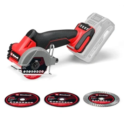 Image of Einhell Professional Cordless Cut Off Tool TP CO 18/76 C Li BL Solo (18 V, brushless, 76 mm disc Diameter, 16 Cutting Depth, Depth Adjustment, incl. 4X disc, Without Battery)