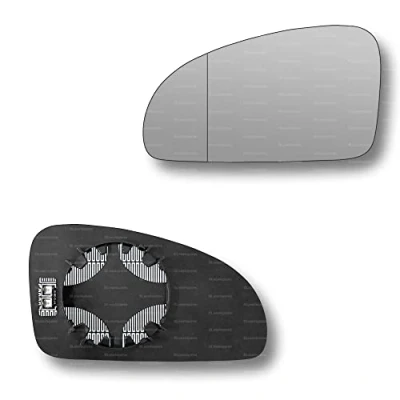 Image of Less4spares Replacement Wing Mirror Glass Left Compatible with Mercedes SLK 2011 2016 CLIP ON Passnager Near Side N/S Heated Blind Spot