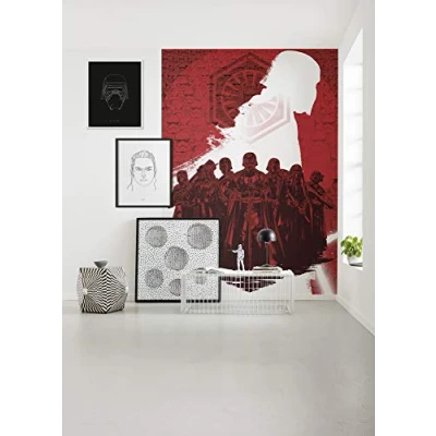 Image of Komar Star Wars Fleece Photo Wallpaper, Fleece, red, White, 200 x 280 cm (Breite Höhe), Bahnbreite 50
