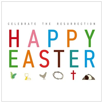 Image of Religious Easter Cards Celebrate Easter, pack of 5 with white envelopes, Bible verse inside these Christian cards, by Just Direct