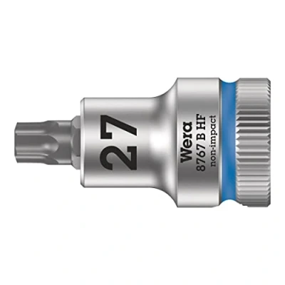Image of Wera 8767 B HF TORX® Zyklop holding function bit socket, 3/8&quot; drive, TX 27x35mm, 05003064001