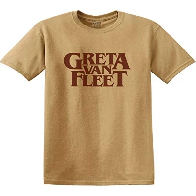 Image of Greta Van Fleet Unisex T Shirt Logo Gold