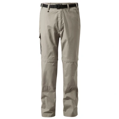 Image of Craghoppers Mens Kiwi Convertible Trousers (Taupe) Size 42W/32L