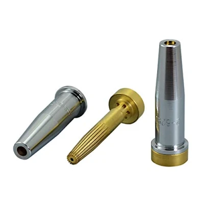 Image of RIVERWELD Propane/Natural Gas Cutting Tip 6290NFF Size 2 fit Oxygen Oxy Oxyfuel Cutter Torch 2pk