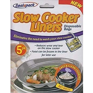 Image of 20 Pack Slow Cooker Liners Cooking Bags For Round &amp; Oval Cookers