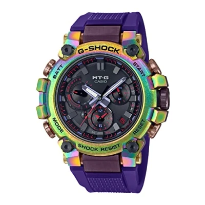 Image of Casio MTG B3000PRB 1AJR [G Shock Aurora Oval Concept Design Special Model] Bluetooth Watch Japan Import June 2023 Model, multicolor, Modern
