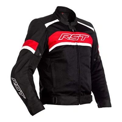 Image of RST 2368 Pilot CE Textile Jacket Black/Red/White