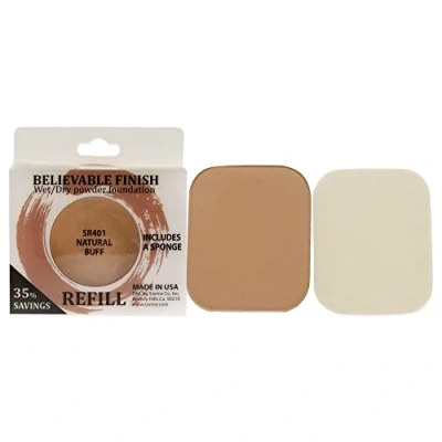Image of Sorme Cosmetics Believable Finish Powder Foundation Natural Buff for Women 0.23 oz