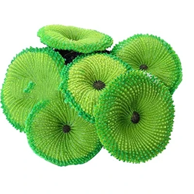 Image of Yililay Artificial Coral Fake Fish Tank Landscape Aquarium Plants Ornament Decoration Green