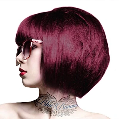 Image of 2 x Crazy Color Semi Permanent Hair Colour Dyes by Renbow 100ml Burgundy 61