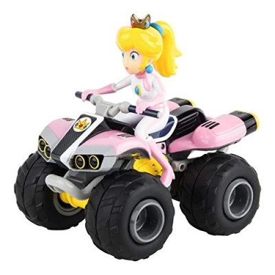 Image of Carrera RC Mario Kart Peach Quad, Remote Controlled from 6 Years for Indoor &amp; Outdoor, Car with Control, Toy Children and Adults