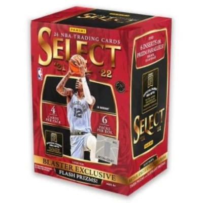 Image of Panini 2021 2022 Select Basketball Trading Card Blaster Box 24 Cards PER 6 Inserts OR PRIZM PARALLELLS Box!!