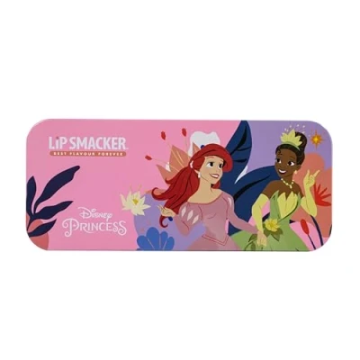 Image of Lip Smacker Disney Princess Nail Polish Tin Set, Gift Set for Kids with Inspired Stickers Included