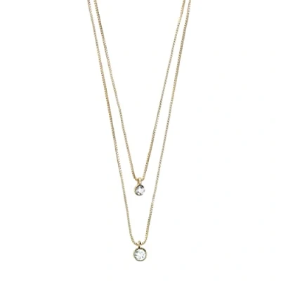 Image of Pilgrim Women Gold Plated Pendant Necklace 601912021