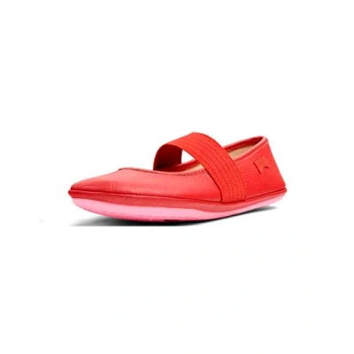 Image of Camper Girl&#039;s Right Kids 80025 Ballet Flat, Red, 12.5 UK Child