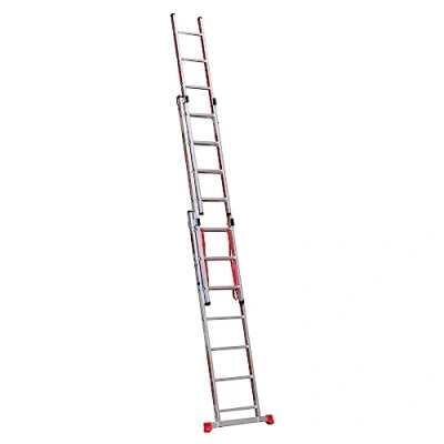 Image of 3.70m Rung Home Master 3 Section Extension Ladder