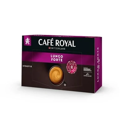 Image of Café Royal Lungo Forte 50 Coffee Pods for professional Nespresso Machine 6/10 Intensity UTZ Certified